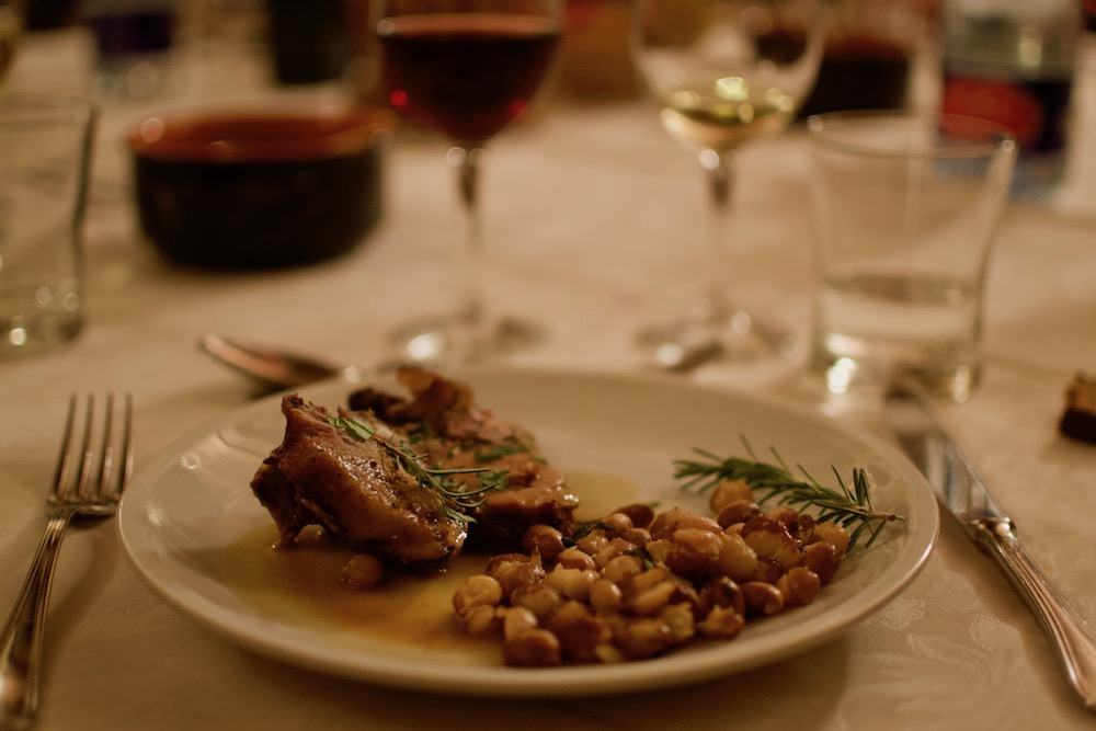 L'agnello Garfagnino era il piatto forte della cena