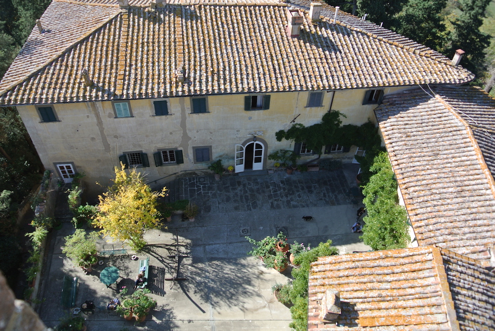 Un vista dalla torre del castello