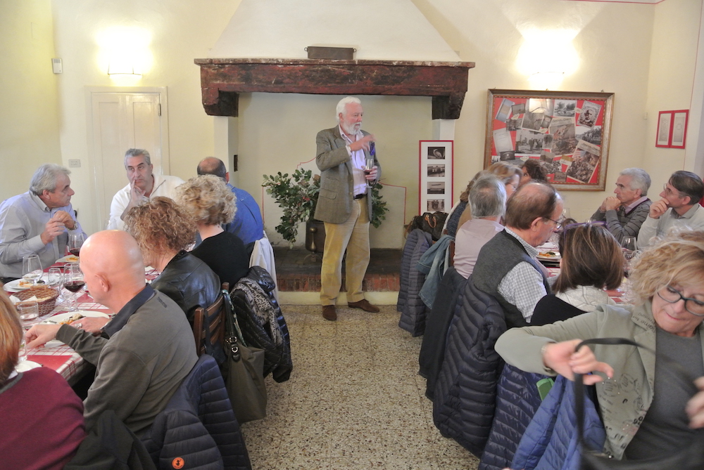 La spiegazione sui vini del Barone durante il pranzo è stata molto interessante 