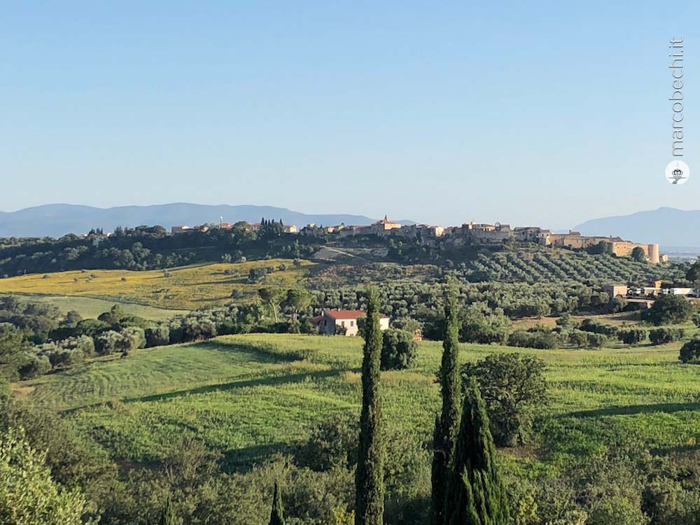 La vista di Magliano dal Resort