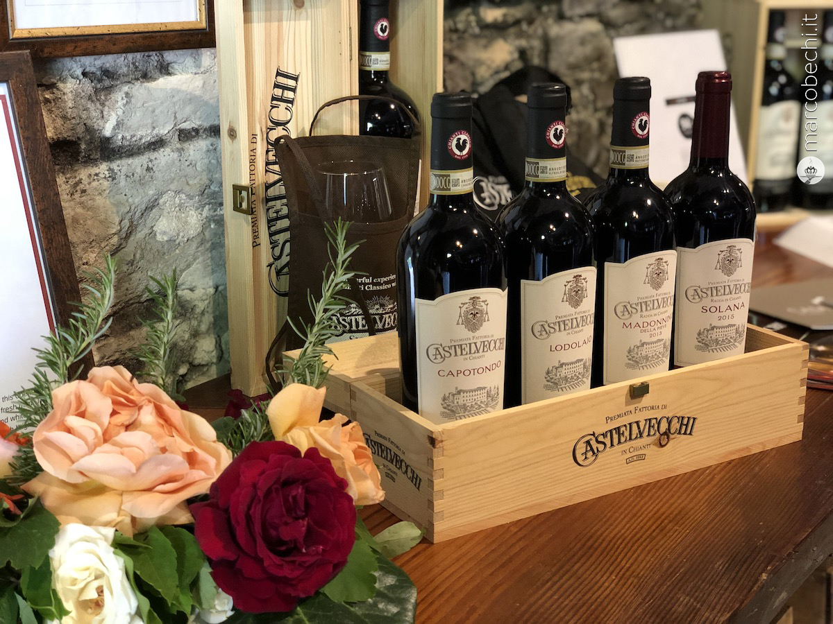 I vini della cantina storica della Premiata Fattoria di Castelvecchi in Chianti