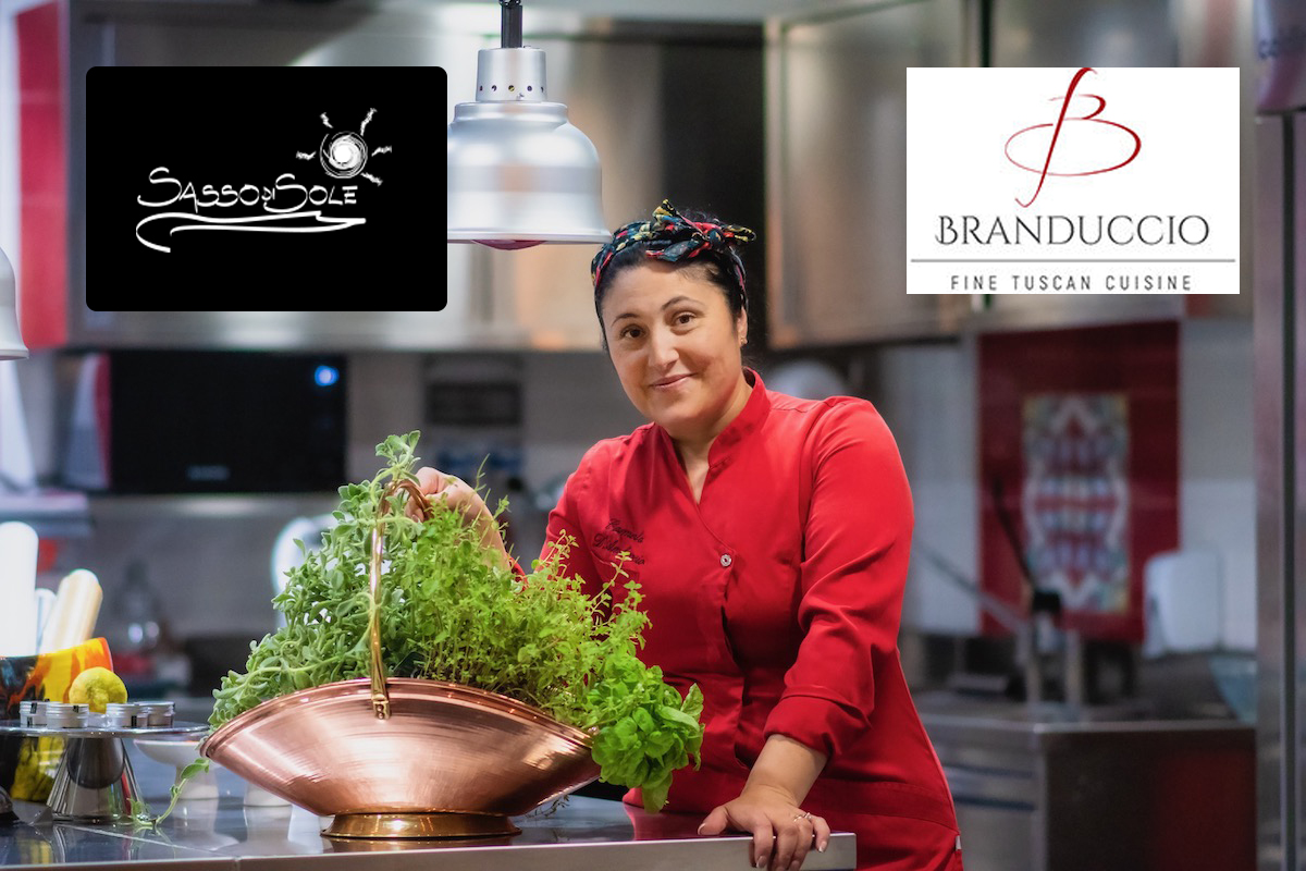 Da Branduccio a Buonconvento con la cucina gourmet tosco-campana di Carmela d’Ambrosio e i vini ilcinesi di Sassodisole