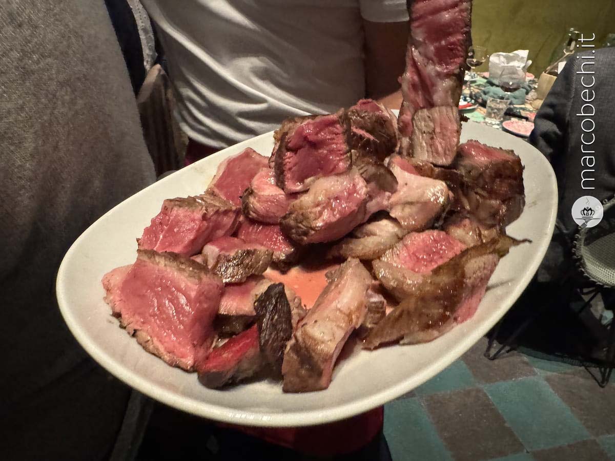 La costata o bistecca fiorentina